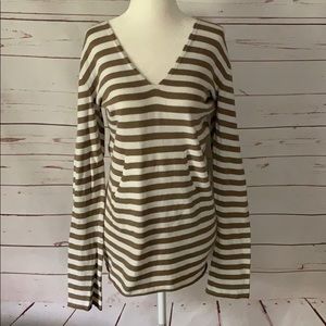 Banana republic hooded V-neck sweater